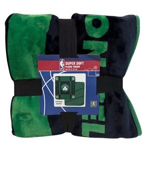 New NBA Boston Celtics Plush Super Soft Throw Blanket 60X70